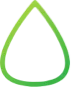 Green drop icon used for the pure claim on the official Claritox Pro page
