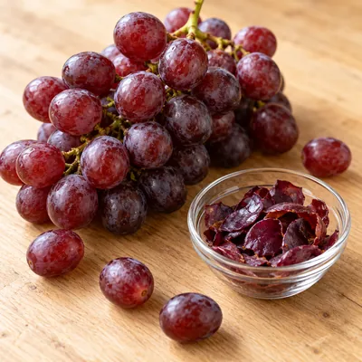 Dark red grapes, a natural source of resveratrol
