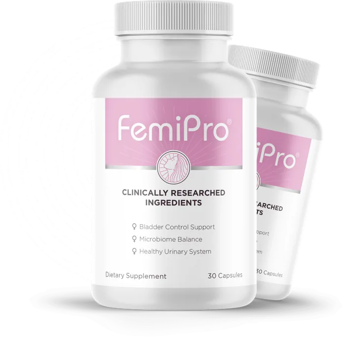 FemiPro bottles, official product image