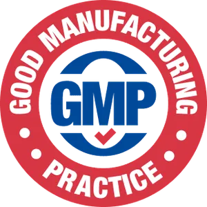 GMP certified seal shown on the Glyco Harmony order page