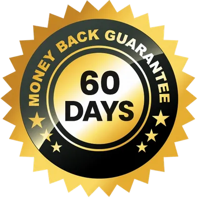 NervoLyn 60-day money-back guarantee seal from the official website