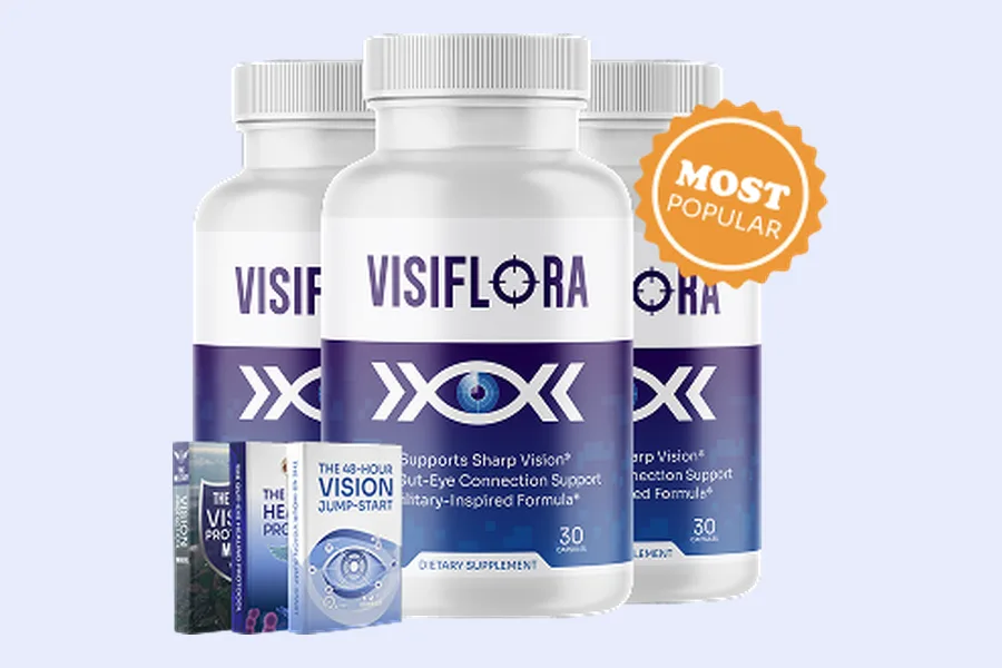 Three bottles of VisiFlora, the 90-day kit