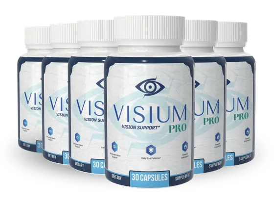 Visium Pro 6-bottle kit, 180-day supply, lowest price per bottle with free US shipping